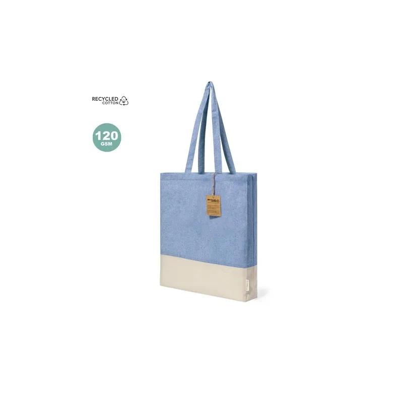 Sac Écologique en Coton Recyclé Publicitaire Kauna Matières : coton Taille textile : XL Couleurs : gris livraison express 24h 48