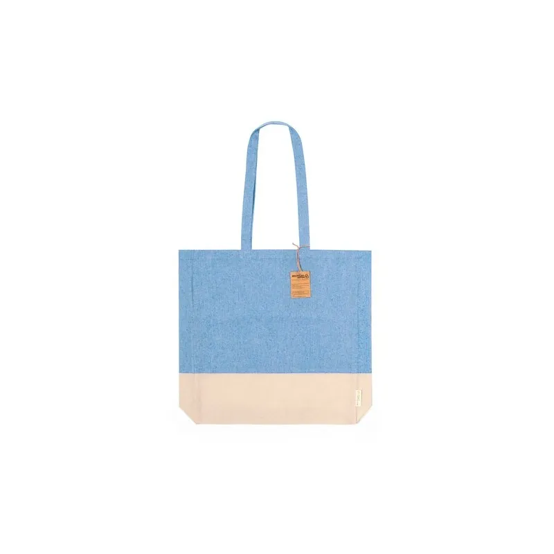 Sac Écologique en Coton Recyclé Publicitaire Kauna Matières : coton Taille textile : XL Couleurs : gris impression haute définit