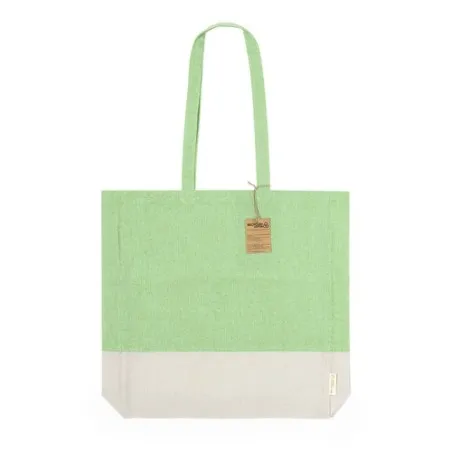 Sac Écologique en Coton Recyclé Publicitaire Kauna Matières : coton Taille textile : XL Couleurs : gris cadeau collaborateur pre