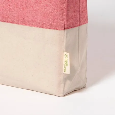 Sac Écologique en Coton Recyclé Publicitaire Kauna Matières : coton Taille textile : XXL Couleurs : bleu livraison express 24h 4