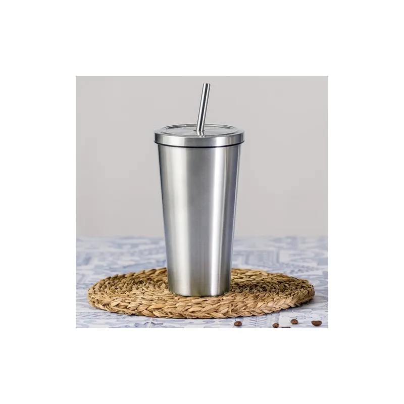 Mug Isotherme Personnalisé Écologique - Verre Thermique Moder pas cher Matières : polyester Taille textile : L Couleurs : blanc 