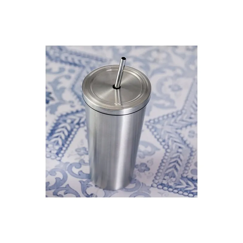 Mug Isotherme Personnalisé Écologique - Verre Thermique Moder pas cher Matières : polyester Taille textile : L Couleurs : blanc 