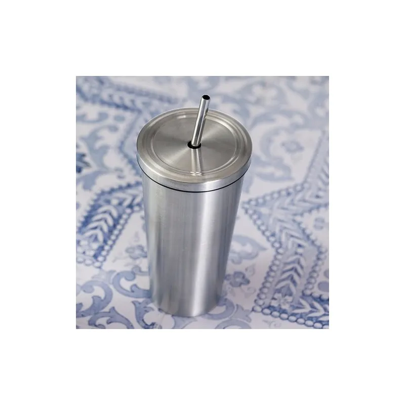 Mug Isotherme Personnalisé Écologique - Verre Thermique Moder pas cher Matières : polyester Taille textile : L Couleurs : blanc 