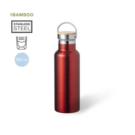 Bidon Thermique Personnalisé Luxe Naxel pas cher Matières : polyester Taille textile : XL Couleurs : rouge livraison express 24h