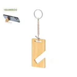 Porte-Clés Support Zeke en Bambou Écologique