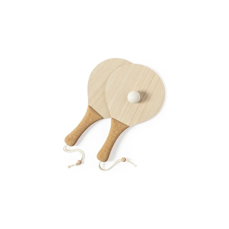 Raquette de Plage Personnalisée Écologique Bubbak | Cadeau d'Entreprise Matières : coton Taille textile : XXL Couleurs : bleu ma