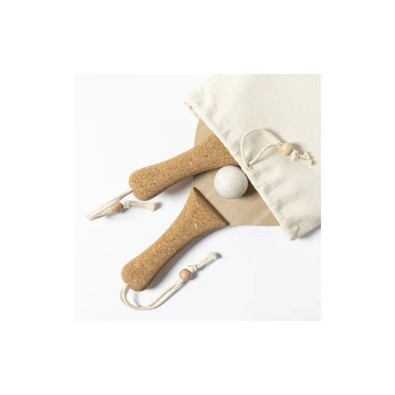 Raquette de Plage Personnalisée Écologique Bubbak | Cadeau d'Entreprise Matières : coton Taille textile : XXL Couleurs : bleu ma