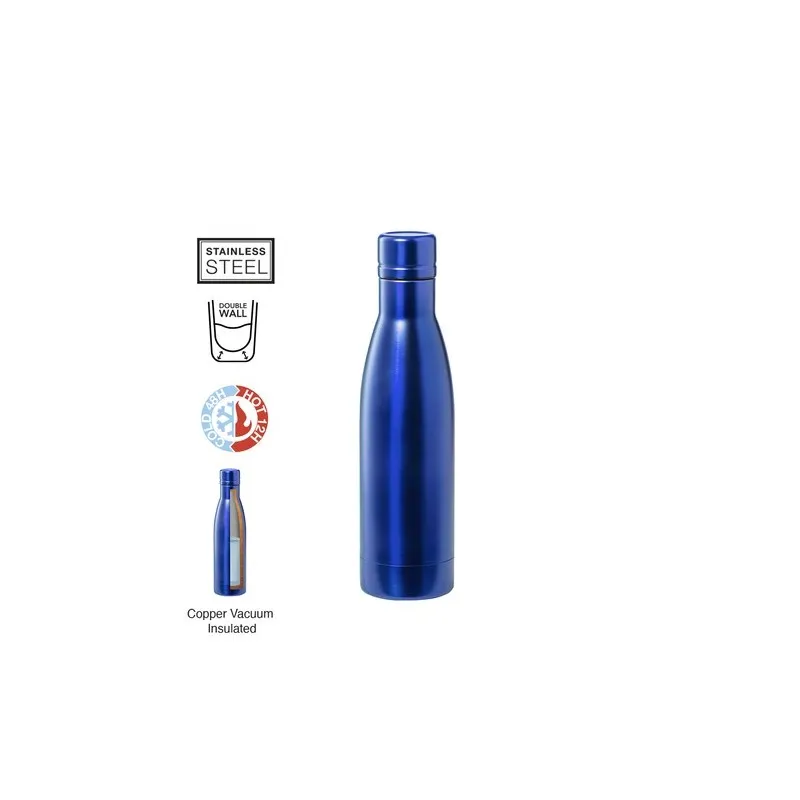 Bidon Isotherme Thermique Personnalisé Kungel pas cher Matières : coton Taille textile : L Couleurs : bleu marine goodies public