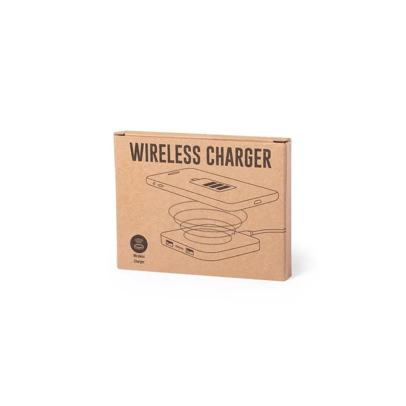 Chargeur Éco-Responsable Pratique Personnalisé Pas Cher Dumiax Matières : bambou Couleurs : bleu livraison express 24h 48h