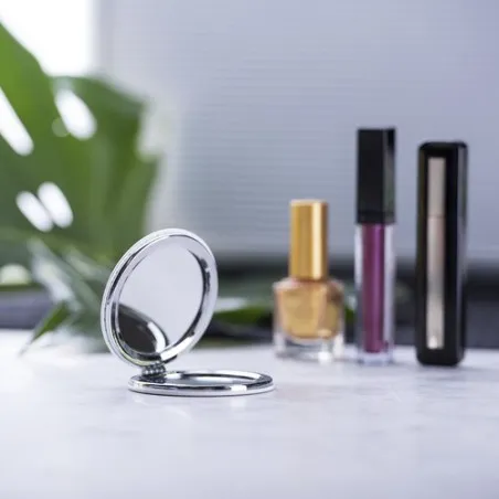 Miroir de Poche Personnalisé Élégant pas cher Plumiax Matières : bambou impression haute définition