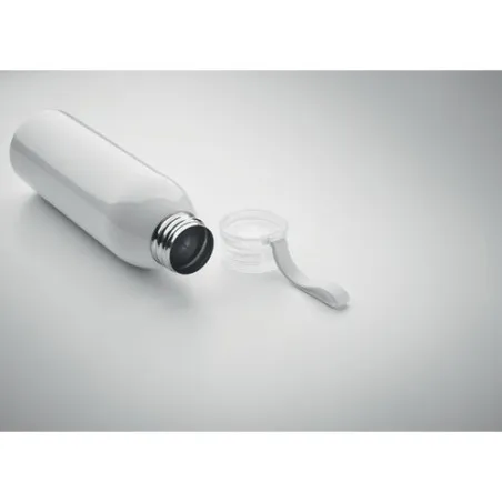 Bouteille en acier inox personnalisée 650ml - BIRA, cadeau d'entreprise Matières : coton Taille textile : L Couleurs : french na