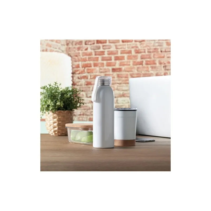 Bouteille en acier inox personnalisée 650ml - BIRA, cadeau d'entreprise Matières : coton Taille textile : XXL Couleurs : french 