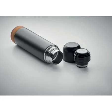 Bouteille isotherme écologique personnalisée 500ml AVENTUR Matières : coton Taille textile : M Couleurs : fuchsia personnalisati