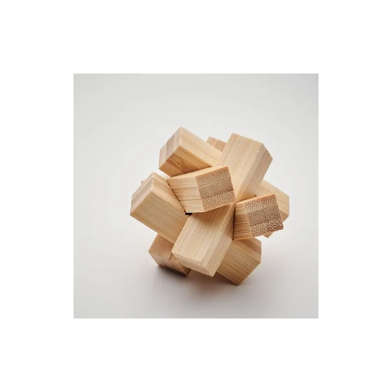 Casse-tête étoile en bambou CUBENATS : Fun et Écologique