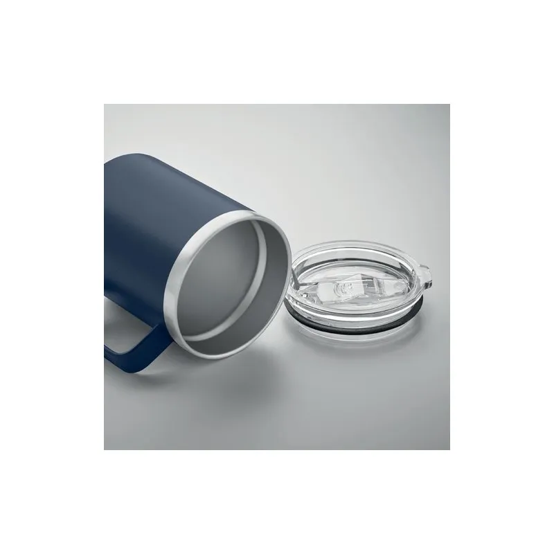 Gobelet Écologique Double Paroi 300 ml Personnalisé | INARI Matières : coton Taille textile : XL Couleurs : bleu denim objet pub