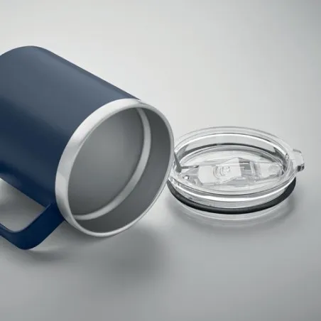 Gobelet Écologique Double Paroi 300 ml Personnalisé | INARI Matières : coton Taille textile : XL Couleurs : bleu denim objet pub