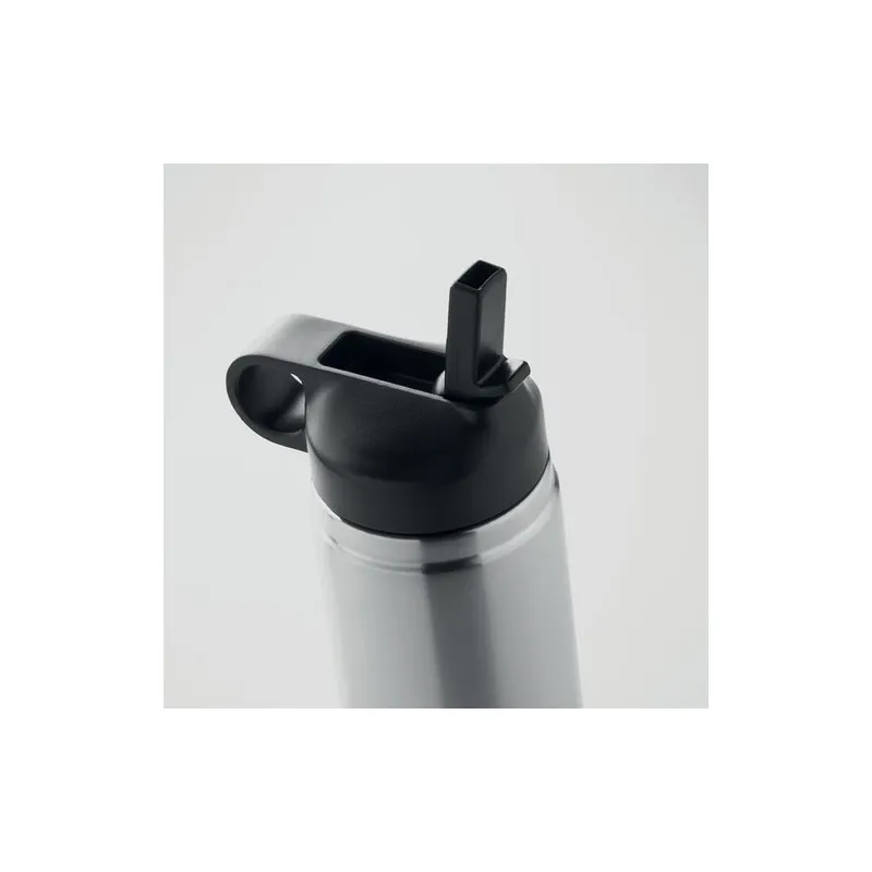 Bouteille à double paroi Écologique et Personnalisée 500 ml IVALO Couleurs : argenté mat Matières : acier inoxydable recyclé goo