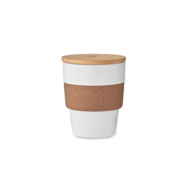 Gobelet Réutilisable Écologique en PP 300 ml - GALAO Matières : polypropylène (PP) Couleurs : blanc cadeau entreprise pas cher