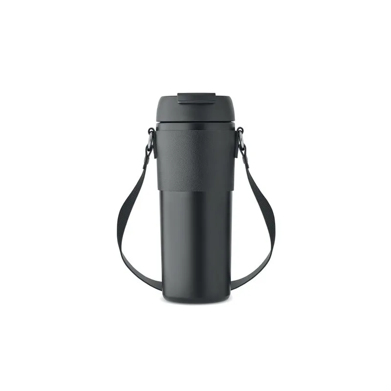 Gobelet Double Paroi Écologique 700 ml Personnalisé AIRA Matières : PET recyclé Couleurs : bleu clair transparent personnalisabl