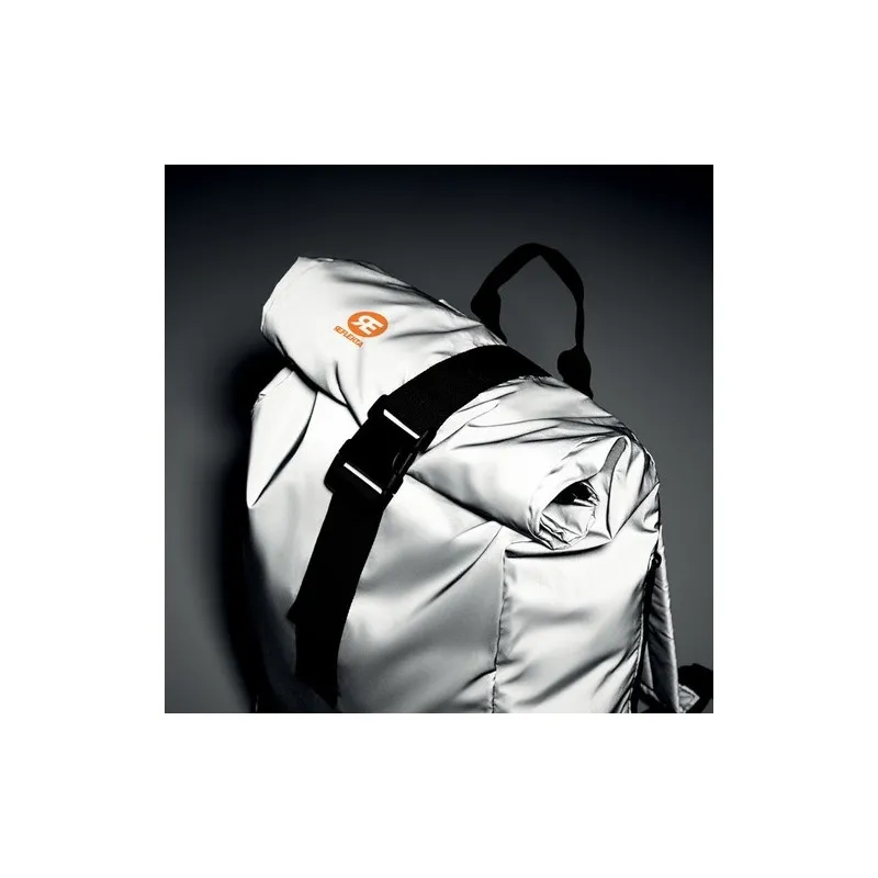 Sac enroulable réfléchissant écologique personnalisé BRIGHT ROLLPACK Matières : ABS recyclé Couleurs : noir goodies publicitaire