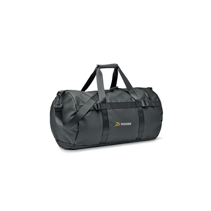 Sac de sport Écologique Tarpaulin 50C Personnalisé JAYA DUFFLE Matières : bois Couleurs : bois marquage laser ultra précis