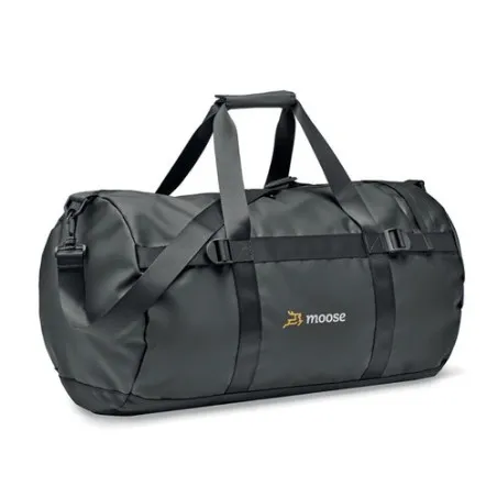 Sac de sport Écologique Tarpaulin 50C Personnalisé JAYA DUFFLE Matières : bois Couleurs : bois marquage laser ultra précis