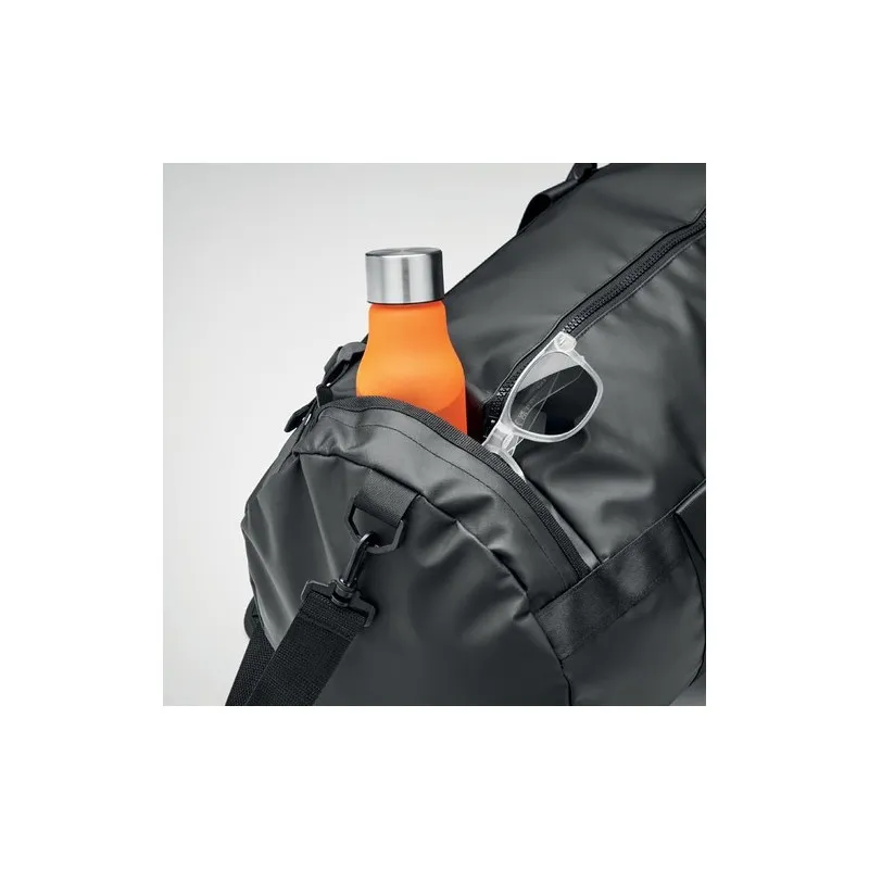 Sac de sport Écologique Tarpaulin 50C Personnalisé JAYA DUFFLE Matières : bois Couleurs : bois objet promotionnel éco-responsabl