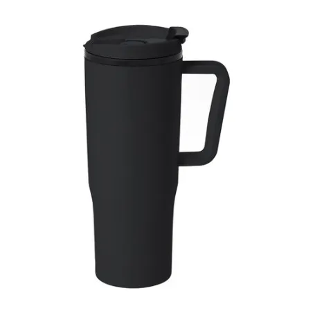 Tasse thermique personnalisée pas chère Miranda Couleurs : blanc personnalisable avec votre logo