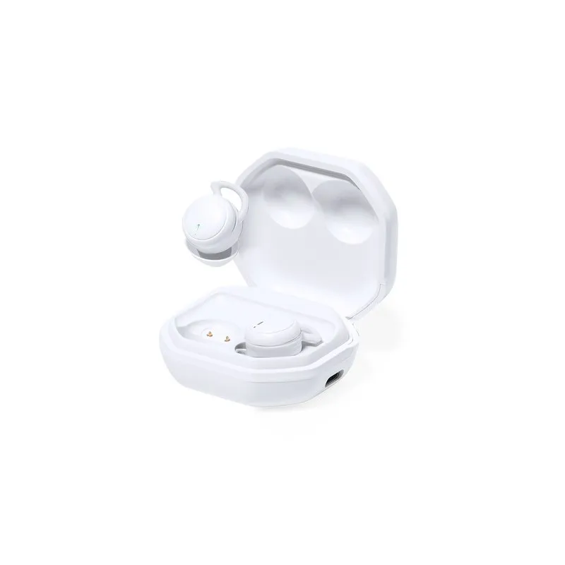 Écouteurs Bluetooth 5.0 Ergonomiques Personnalisés Stigo Couleurs : jaune cadeau entreprise pas cher