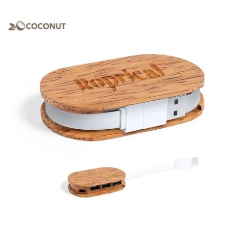 Port USB Écologique Personnalisé pas cher - Dagobat Couleurs : rouge