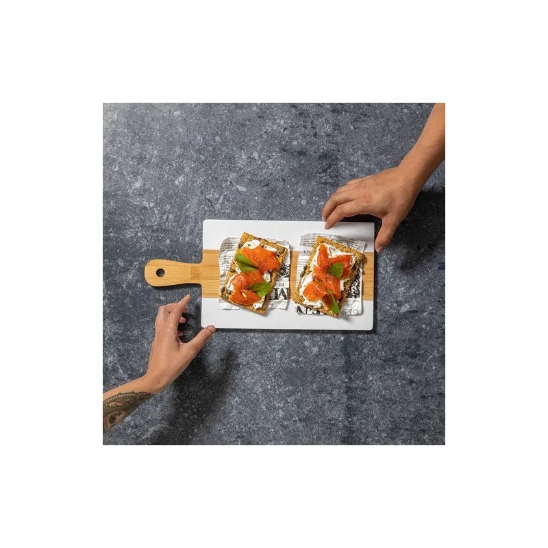 Planche Écologique Personnalisée à Découper Lonsen Couleurs : gris personnalisation rapide en France