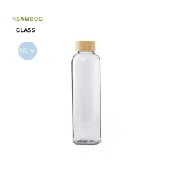 Gourde en Verre Personnalisée de 500ml - Yonsol Couleurs : bleu