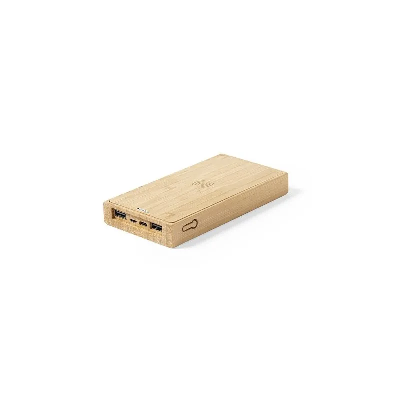 Batterie personnalisée 10 000 mAh - Power Bank Diuk Fsc Matières : coton Taille textile : XXL Couleurs : blanc impression haute 