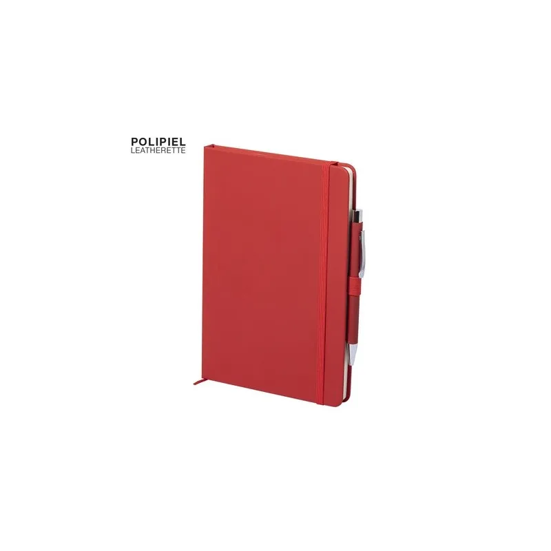 Bloc Notes Personnalisé Écologique Objet Publicitaire - Robin Matières : aluminium Couleurs : rouge personnalisation rapide en F