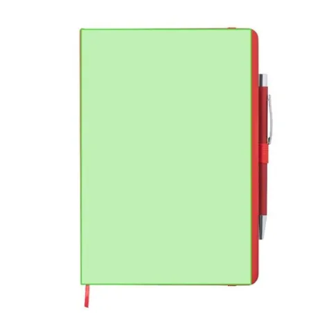 Bloc Notes Personnalisé Écologique Objet Publicitaire - Robin Matières : aluminium Couleurs : rouge personnalisation sur mesure