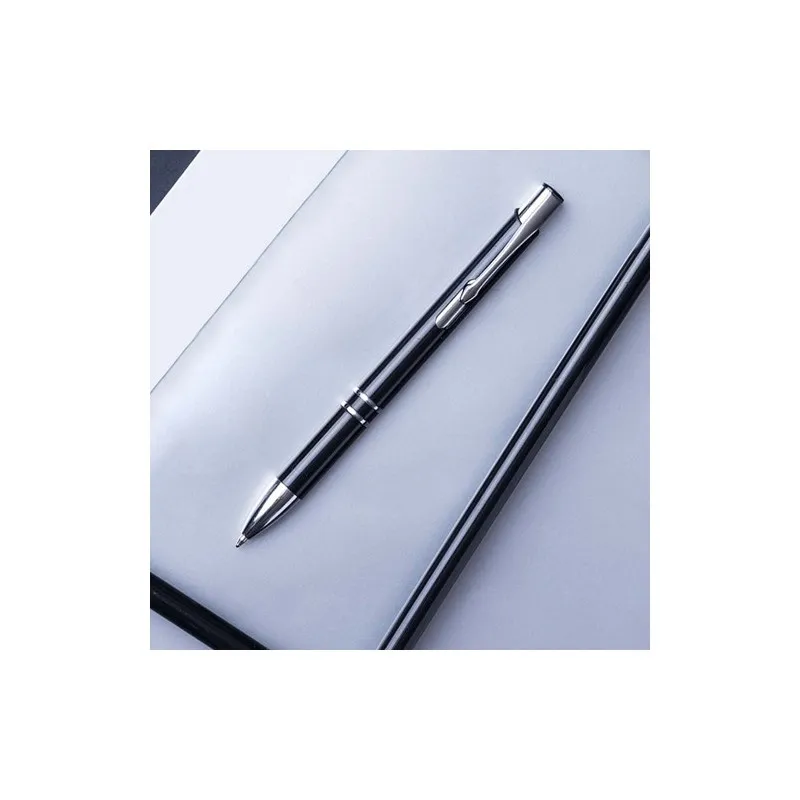 Stylo Coloré Publicitaire Personnalisé Yomil Couleurs : blanc Matières : polyester recyclé personnalisation sur mesure