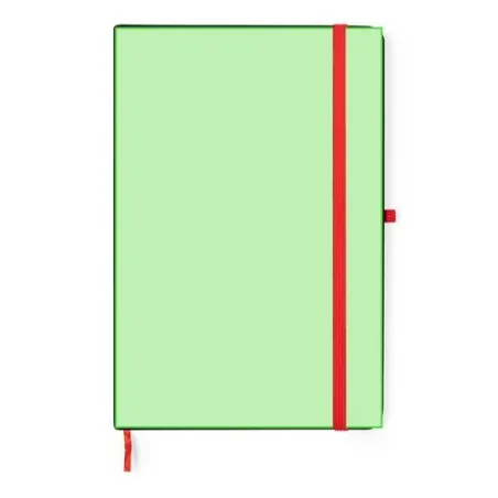 Carnet Personnalisable Écologique Bloc Notes Kefron Couleurs : vert Matières : polyester recyclé personnalisable avec votre logo