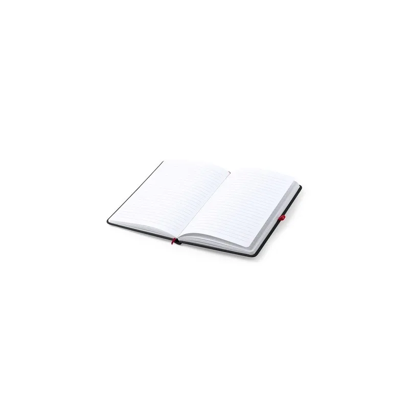 Carnet Personnalisable Écologique Bloc Notes Kefron Couleurs : rouge Matières : polyester recyclé marquage couleur éclatante