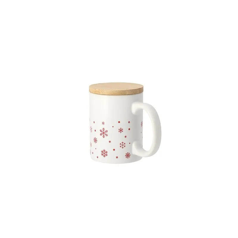 Tasse personnalisée pas chère Helogran Matières : papier Couleurs : blanc goodies entreprise design