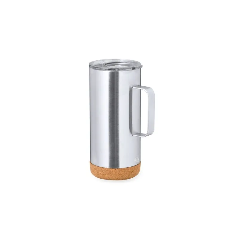 Tasse Isotherme Écologique Personnalisée Thermique - Frilan Matières : métal Couleurs : noir cadeau entreprise pas cher