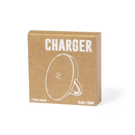 Chargeur Sans Fil Personnalisable 15W Écologique Bellmer Couleurs : fuchsia marquage couleur éclatante