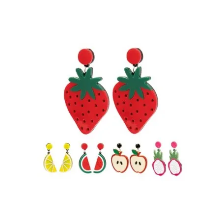 Boucles d'Oreille Kely - Originalité Fruitée