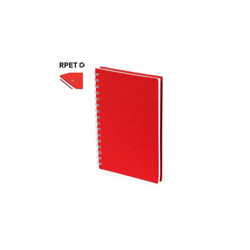 Bloc Notes Personnalisé Écologique et Pratique - Kimberly Matières : acier inoxydable Couleurs : rouge objet promotionnel éco-re