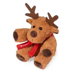 Peluche Personnalisée Cadeau de Noël Kostan Matières : bambou Couleurs : brun