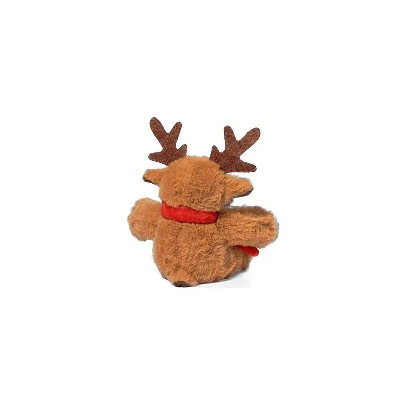 Peluche Personnalisée Cadeau de Noël Kostan Matières : bambou Couleurs : brun cadeau entreprise pas cher