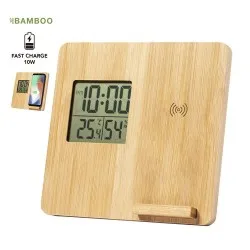 Chargeur Sans Fil Intégré Écologique Station Météo Fiory Matières : nylon Couleurs : rouge