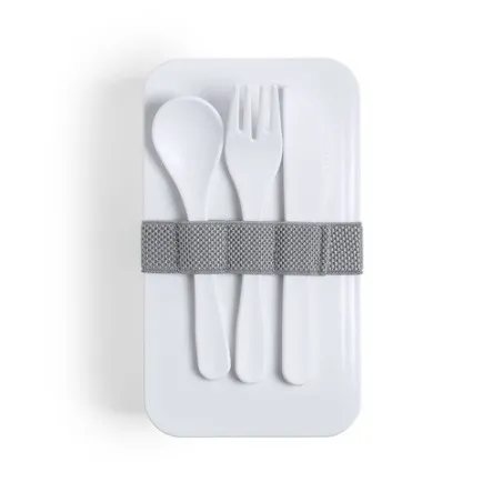 Gamelle Antibactérienne Personnalisée Pratique et Saine - Fandex Matières : aluminium Couleurs : gris goodies publicitaire événe