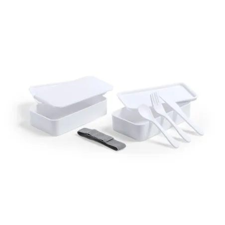 Gamelle Antibactérienne Personnalisée Pratique et Saine - Fandex Matières : aluminium Couleurs : gris marquage laser ultra préci