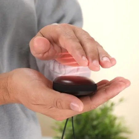 Power Bank Écologique Chauffe-Mains Personnalisé Geax Matières : métal Couleurs : bleu impression haute définition