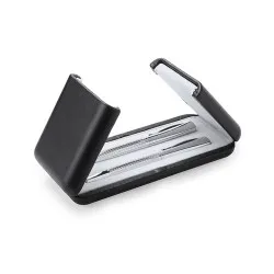 Set de stylos élégants et pratiques personnalisés Darius pas cher Matières : silicone Contenance : 900 ml Couleurs : bleu nordiq 2